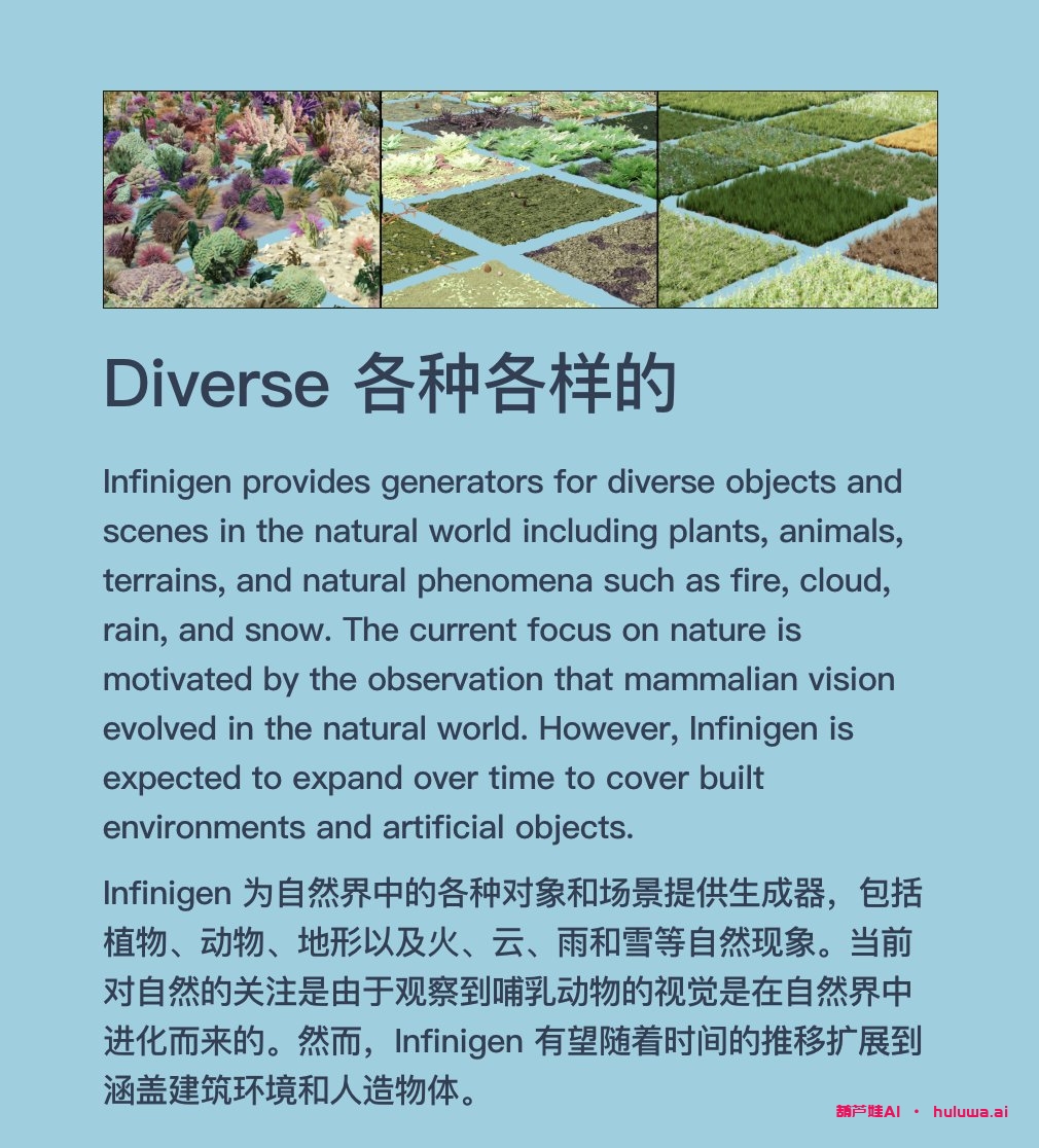 Infinigen:无限高质量3D数据的生成器,使用程序生成的无限逼真世界