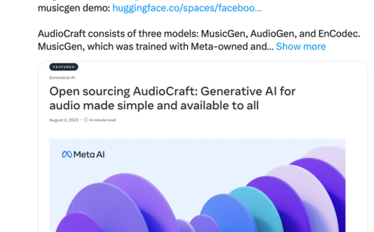 Meta突破！一键生成媲美流行音乐的AI音频工具开源啦！