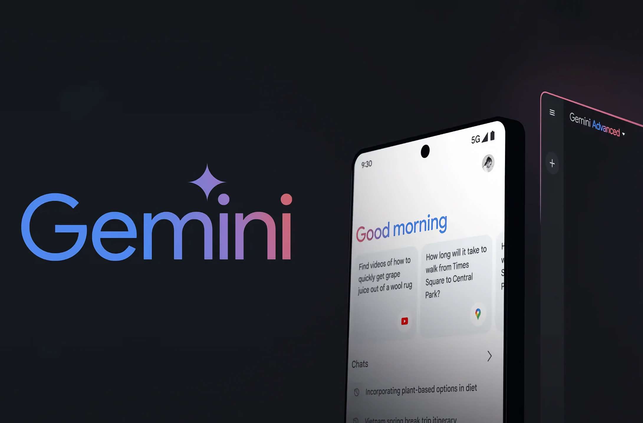 Google推出AI聊天机器人Gemini，替代了之前的Bard服务