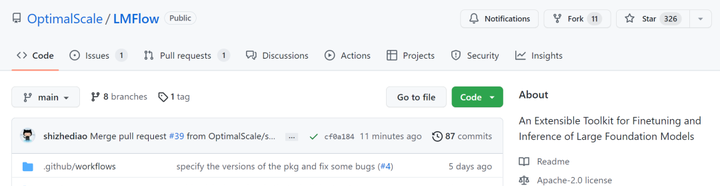 用于训练GPT的开源项目LMFlow：让每个人都能训得起大模型